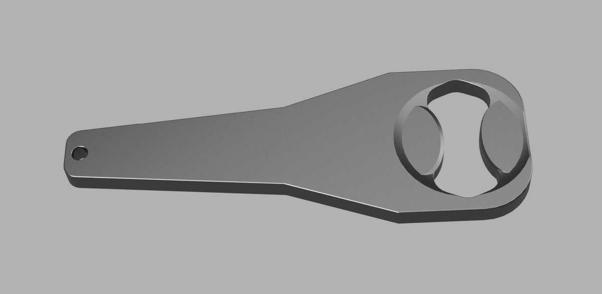 OVER "ENGINEERED" Aluminum Bottle opener !!    STARTS SHIPPING  8/24/2026