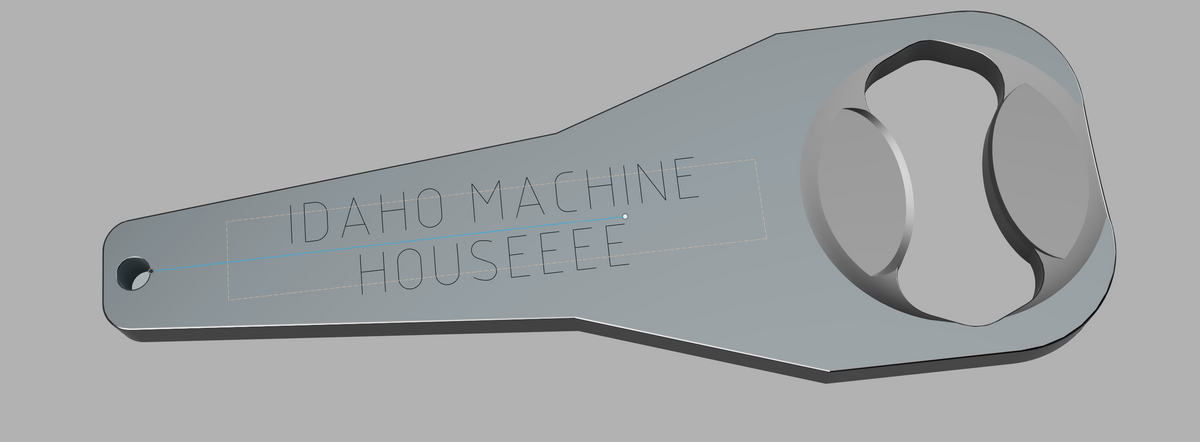 OVER "ENGINEERED" Aluminum Bottle opener !!    STARTS SHIPPING  8/24/2026